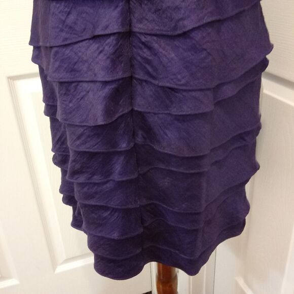 NEW Tiered Shimmery Purple Cocktail Party … - Picture 3 of 8